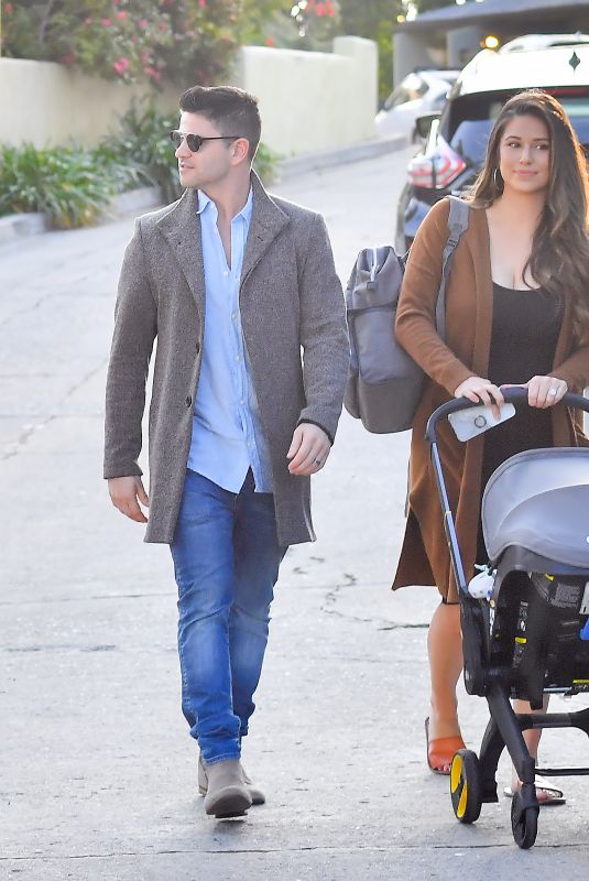 NIA SANCHEZ and Daniel Booko Arrives at Stassie Schroeder