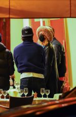 NICOLA PELTZ and Brooklyn Beckham at Blue Ribbon Sushi in New York 01/15/2022