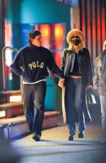 NICOLA PELTZ and Brooklyn Beckham at Blue Ribbon Sushi in New York 01/15/2022
