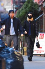 NICOLA PELTZ and Brooklyn Beckham Leaves Blue Ribbon Sushi Bar & Grill in New York 01/14/2022