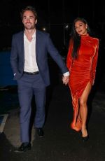 NICOLE SCHERZINGER and Thom Evans at Dinner Date at Tatel in Beverly Hills 01/15/2022