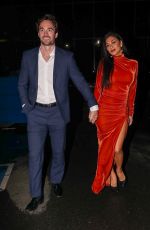 NICOLE SCHERZINGER and Thom Evans at Dinner Date at Tatel in Beverly Hills 01/15/2022