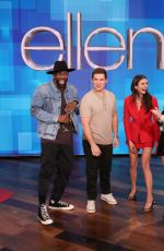 NINA DOBREV and JULIANNE HOUGH at Ellen Degeneres Show 01/21/2022