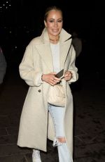 OLIVIA ATTWOOD Leaves The Ivy Restaurant in Manchester 01/22/2022
