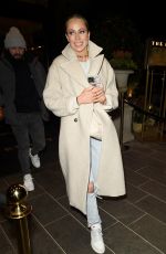 OLIVIA ATTWOOD Leaves The Ivy Restaurant in Manchester 01/22/2022