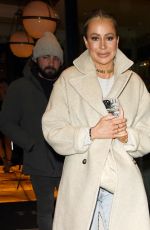 OLIVIA ATTWOOD Leaves The Ivy Restaurant in Manchester 01/22/2022