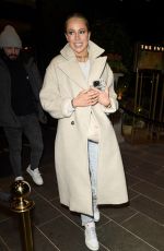 OLIVIA ATTWOOD Leaves The Ivy Restaurant in Manchester 01/22/2022