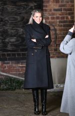OLIVIA ATTWOOD on the Set of New Documentary Sex Industry 2022 for ITV2 in Bromley 01/17/2022