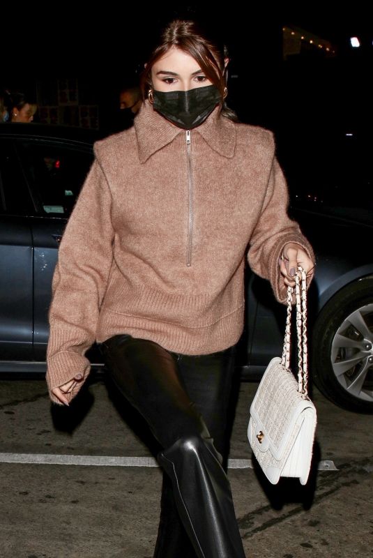 OLIVIA JADE GIANNULLI Out for Dinner at Craig