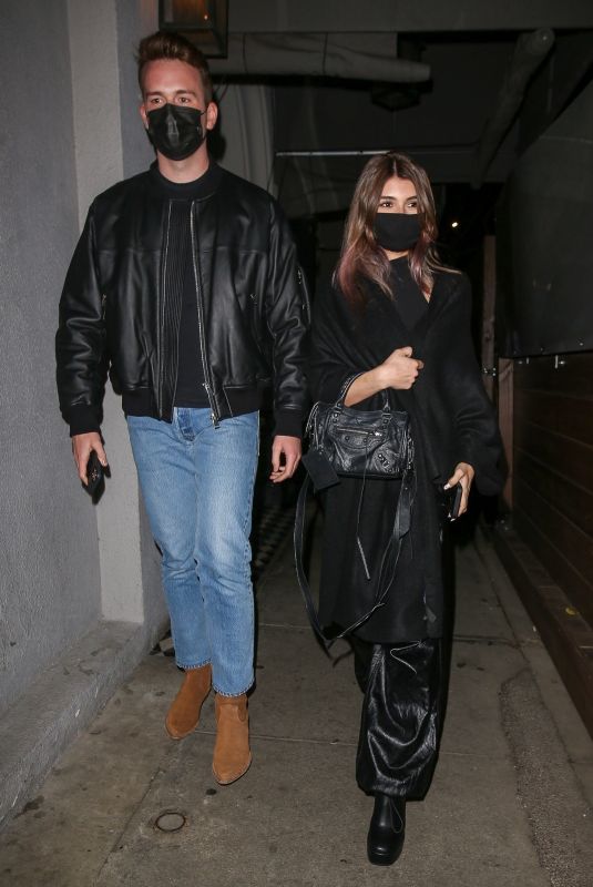 OLIVIA JADE GIANNULLI Out with a Mystery Man in West Hollywood 01/26/2022