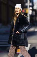 OLIVIA PALERMO Out and About in New York 01/20/2022