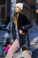 OLIVIA PALERMO Out and About in New York 01/20/2022