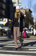 OLIVIA PALERMO Out and About in New York 01/20/2022