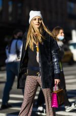 OLIVIA PALERMO Out and About in New York 01/20/2022