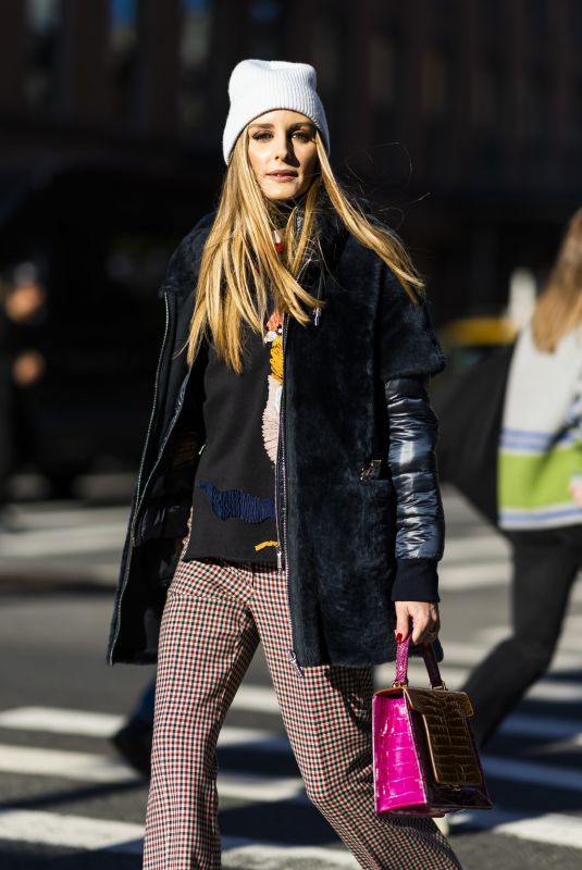 OLIVIA PALERMO Out and About in New York 01/20/2022