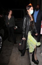 OLIVIA RODRIGO Arrives at Mother Wolf Italian Restaurant in Los Angeles 01/26/2022
