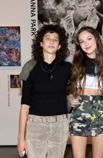 OLIVIA RODRIGO at Artists Inspired by Music: Interscope Reimagined Art Exhibit in Los Angeles 01/26/2022