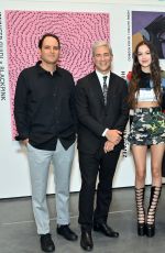 OLIVIA RODRIGO at Artists Inspired by Music: Interscope Reimagined Art Exhibit in Los Angeles 01/26/2022
