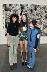 OLIVIA RODRIGO at Artists Inspired by Music: Interscope Reimagined Art Exhibit in Los Angeles 01/26/2022