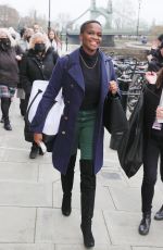 OTI MABUSE Leaves ITV Studios in London 01/23/2022