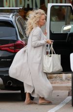 PAMELA ANDERSON Out for Dinner in Malibu 01/10/2022