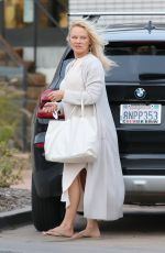 PAMELA ANDERSON Out for Dinner in Malibu 01/10/2022