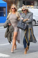 PARIS and NICKY HILTON Out and About in New York 01/25/2022