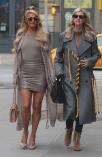 PARIS and NICKY HILTON Out and About in New York 01/25/2022