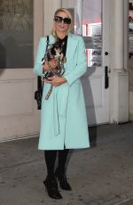 PARIS HILTON Leaves Her Apartment in New York 01/27/2022