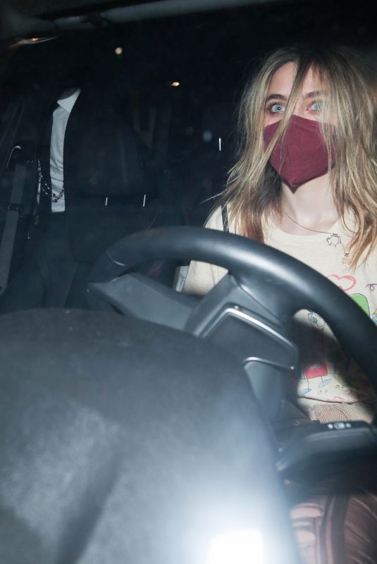PARIS JACKSON Arrives at Iann Dior