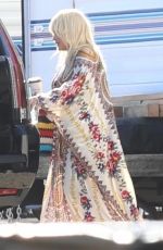 PATRICIA ARQUETTE on the Set of High Desert in Palm Springs 01/19/2022