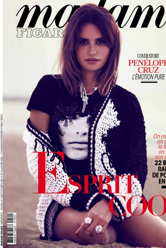 PENELOPE CRUZ in Madame Figaro Magazine, January 2022