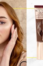 PHOEBE DYNEVOR for Charlotte Tilbury Beautiful Skin Foundation 2022