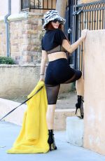 PHOEBE PRICE Out with Her Dog in Los Angeles 01/22/2022