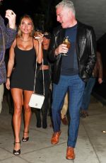 PIA MIA PEREZ Night Out in West Hollywood 01/22/2022