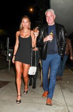 PIA MIA PEREZ Night Out in West Hollywood 01/22/2022