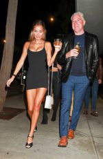 PIA MIA PEREZ Night Out in West Hollywood 01/22/2022