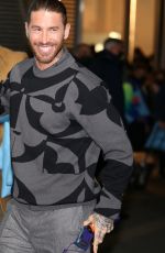 PILAR RUBIO and Sergio Ramos at Louis Vuitton Men