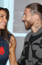 PILAR RUBIO and Sergio Ramos at Louis Vuitton Men