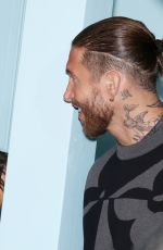 PILAR RUBIO and Sergio Ramos at Louis Vuitton Men