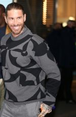 PILAR RUBIO and Sergio Ramos at Louis Vuitton Men