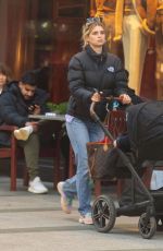PIXIE GELDOF Out with Her Baby in London 01/17/2022