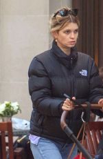 PIXIE GELDOF Out with Her Baby in London 01/17/2022