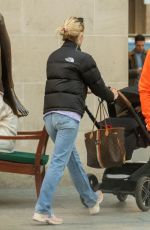 PIXIE GELDOF Out with Her Baby in London 01/17/2022