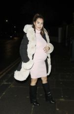 Pregnant CHLOE GOODMAN Leaves a Restaurant in Hove 01/06/2022