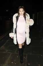 Pregnant CHLOE GOODMAN Leaves a Restaurant in Hove 01/06/2022