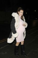 Pregnant CHLOE GOODMAN Leaves a Restaurant in Hove 01/06/2022