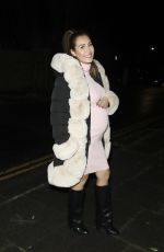 Pregnant CHLOE GOODMAN Leaves a Restaurant in Hove 01/06/2022