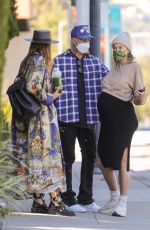 Pregnant JESSICA HART and James Kirkham Out in Los Angeles 01/27/2022