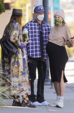 Pregnant JESSICA HART and James Kirkham Out in Los Angeles 01/27/2022
